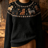 Dolores™ | Dog-patterned sweater