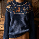 Dolores™ | Dog-patterned sweater