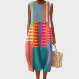 Stella Geometric Cotton Dress