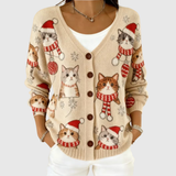 Vanda™ - Knitted button-up cardigan