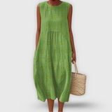 Amalina - Elegant Cotton Dress