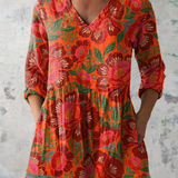 Marion | Long V-Neck Blouse
