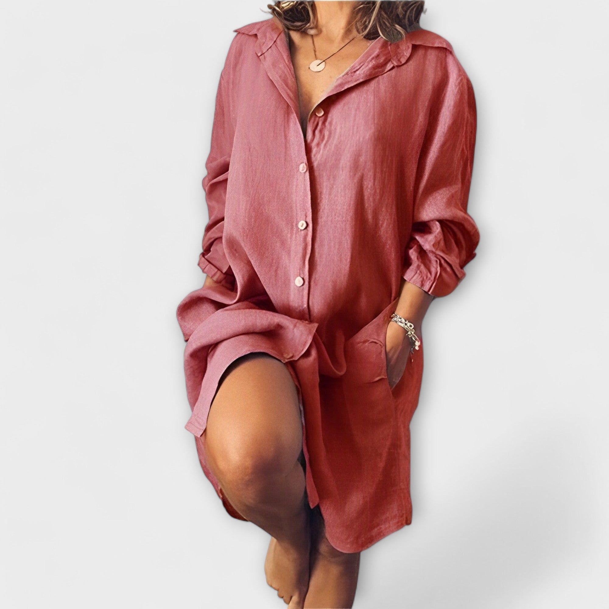 Grace Casual Canvas Blouse