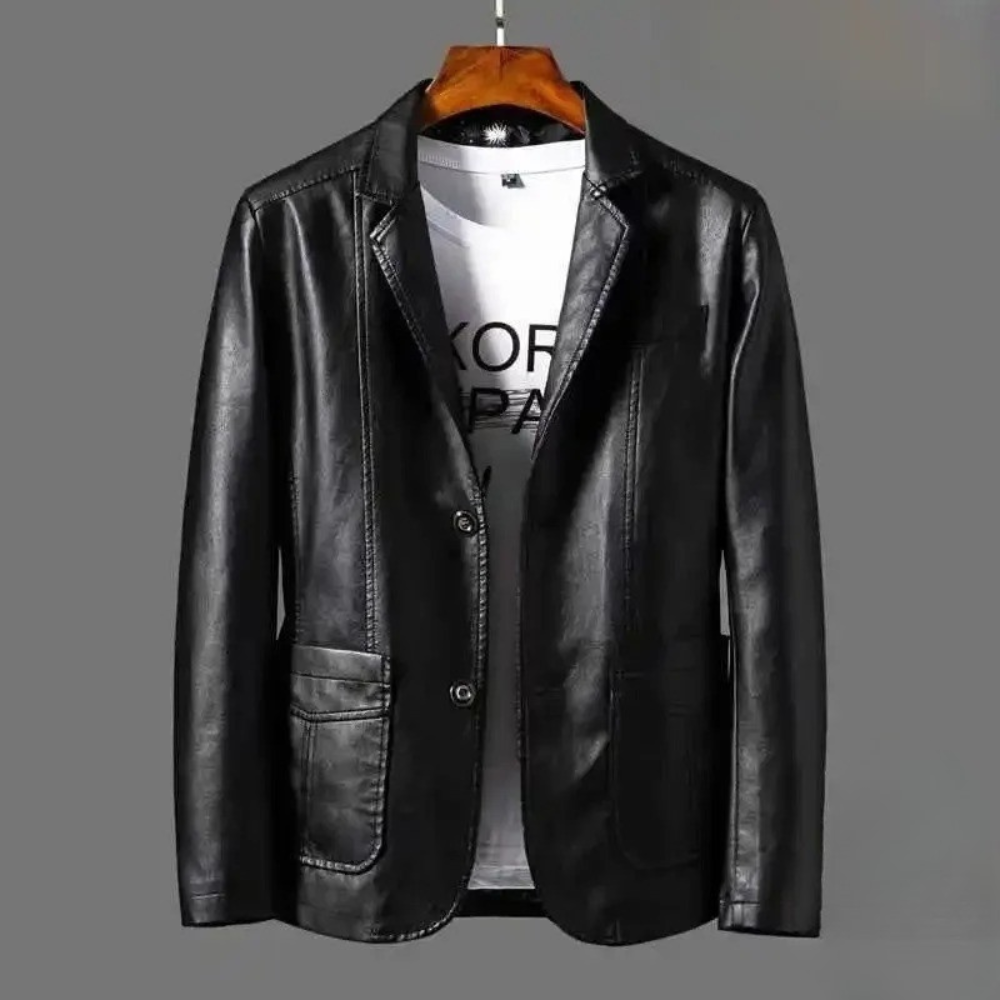Bernard | Sleek Leather-Look Jacket