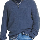 Daniel | Relaxed Zip-Neck Jumper