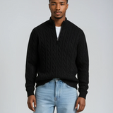 Graham | Casual Zip-Neck Jumper