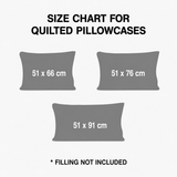 Ocean Waves Quilted Cushion Cover