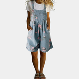 Pauline Floral Denim Jumpsuit