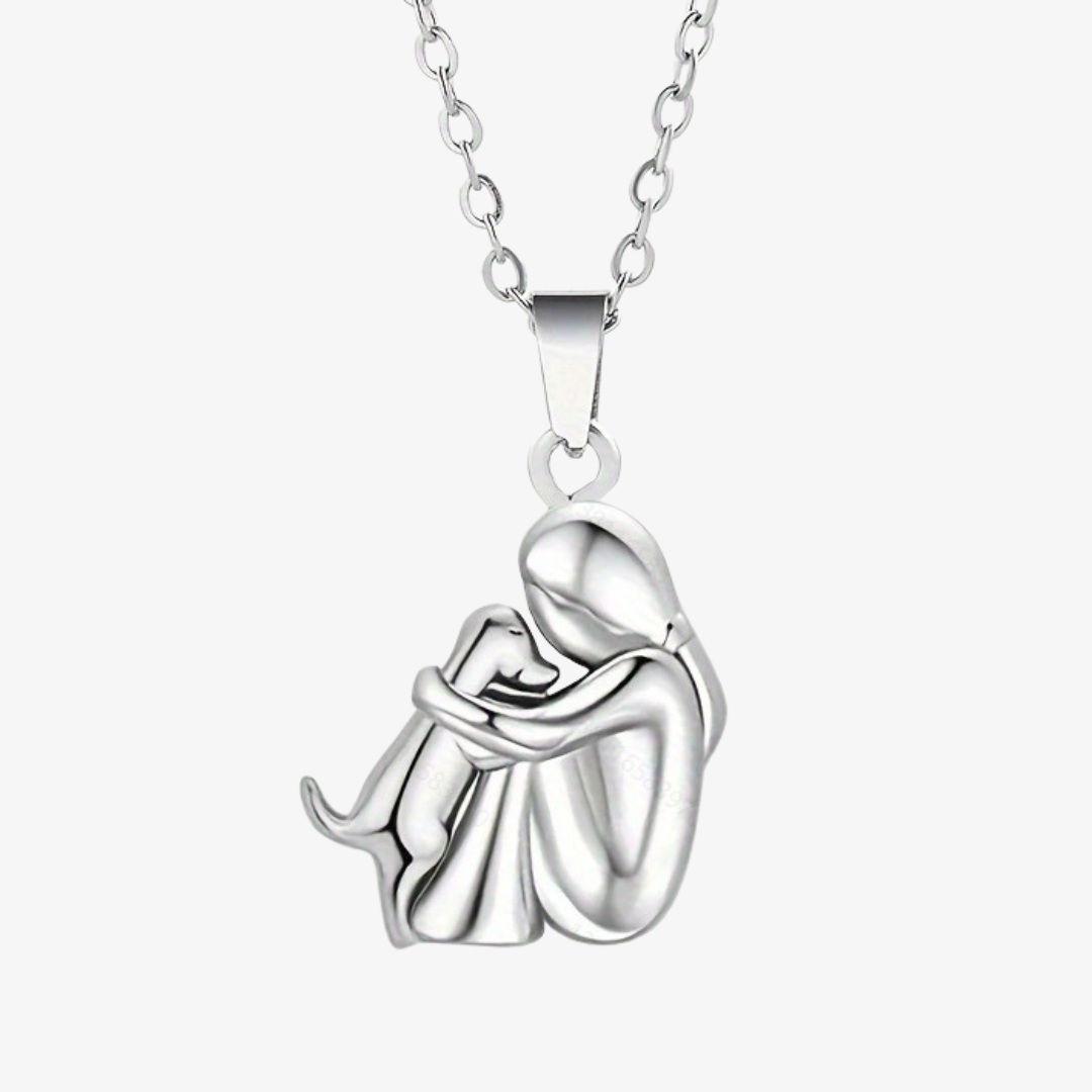 Olivia Dog Pendant Necklace