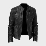 Nigel | Leather-Look Zip Jacket