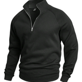 Kenneth | Plain Half-Zip Jumper