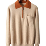 Robin | Zip-Collar Polo Jumper