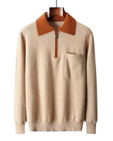Robin | Zip-Collar Polo Jumper