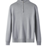 John | Smart Zip-Neck Jumper
