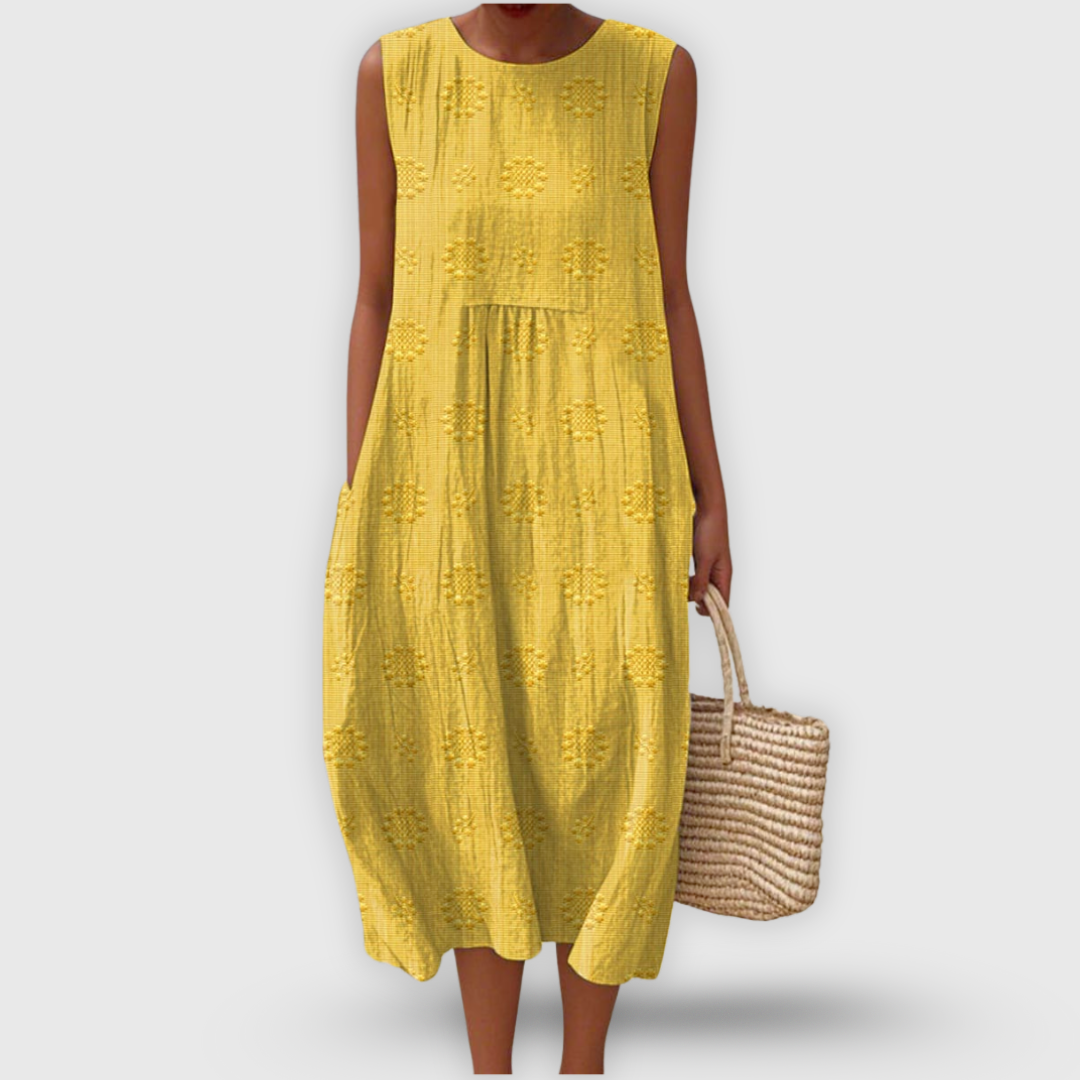 Amalina Elegant Cotton Dress