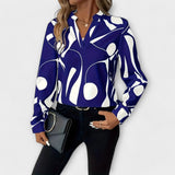 Marica Abstract Print Blouse