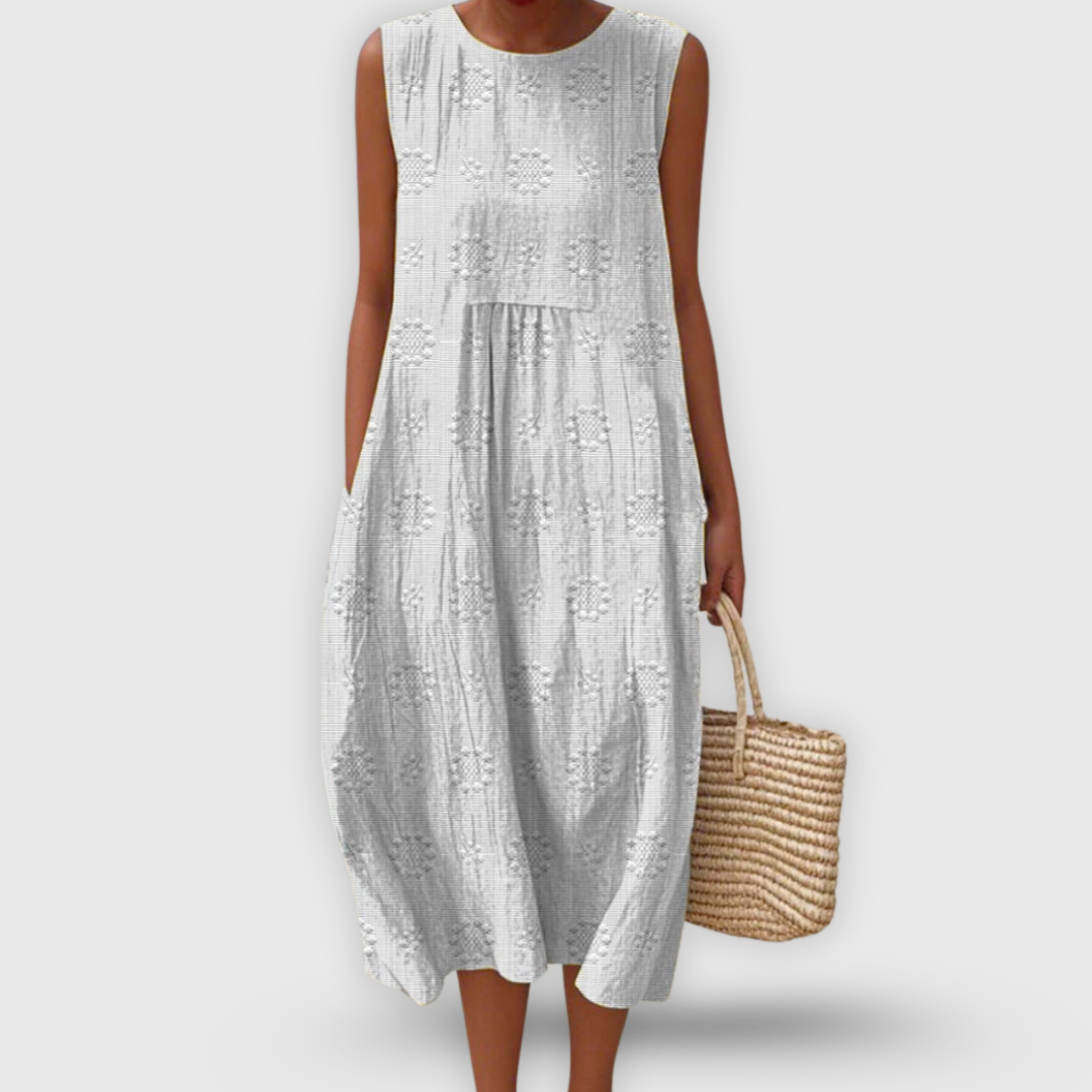 Amalina Elegant Cotton Dress