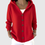 Jadranka™ | Knitted hooded jacket