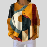 Bexmore Retro Geometric Henley Top