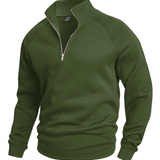 Kenneth | Plain Half-Zip Jumper