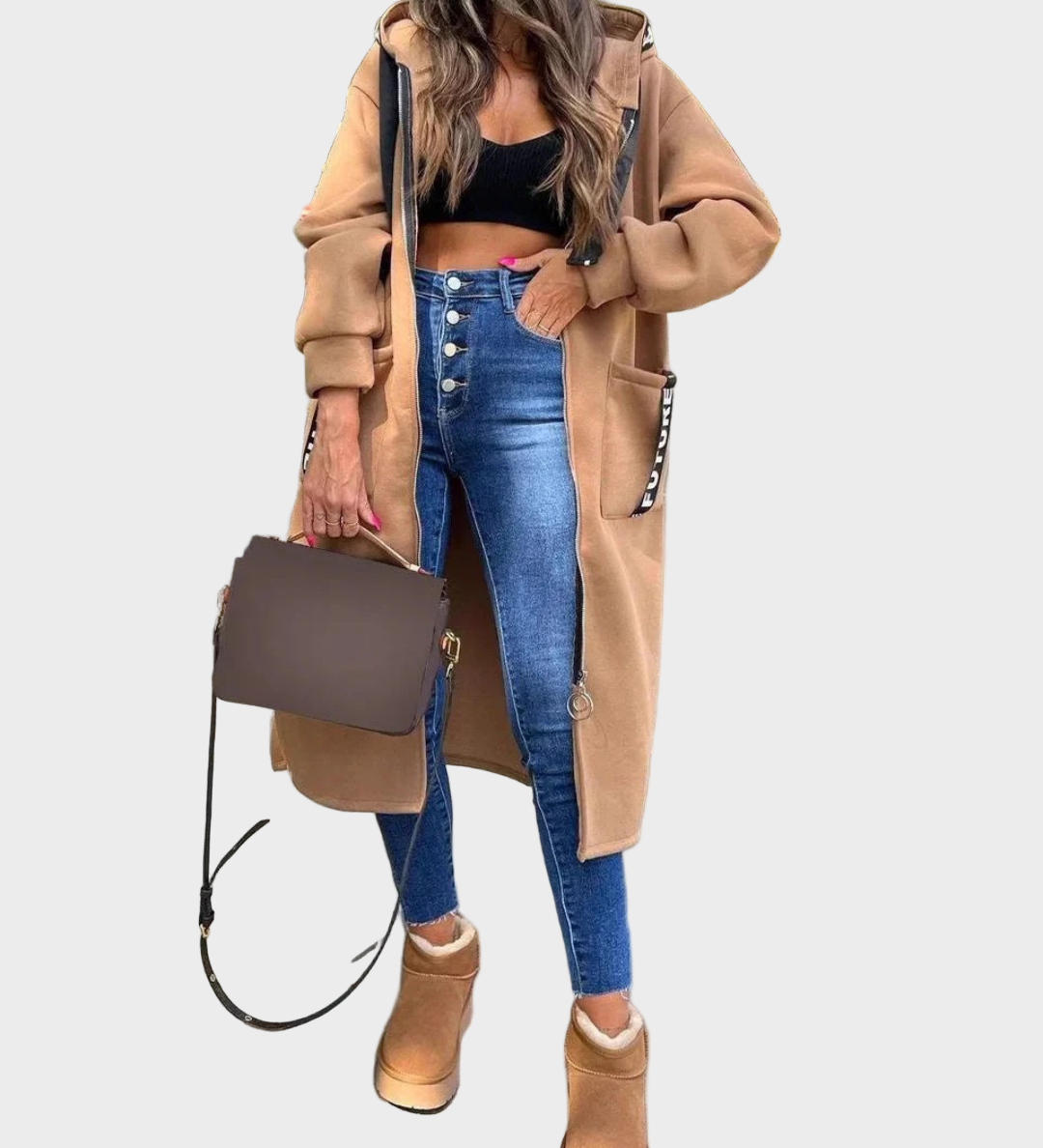 Rosa Longline Hooded Sweatshirt