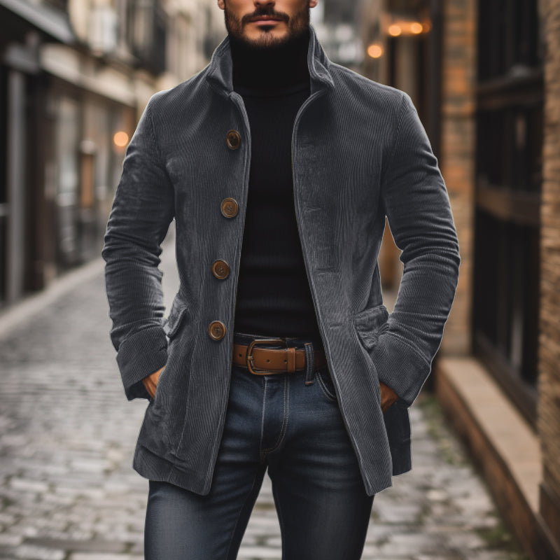 Christopher | Corduroy-Look Coat