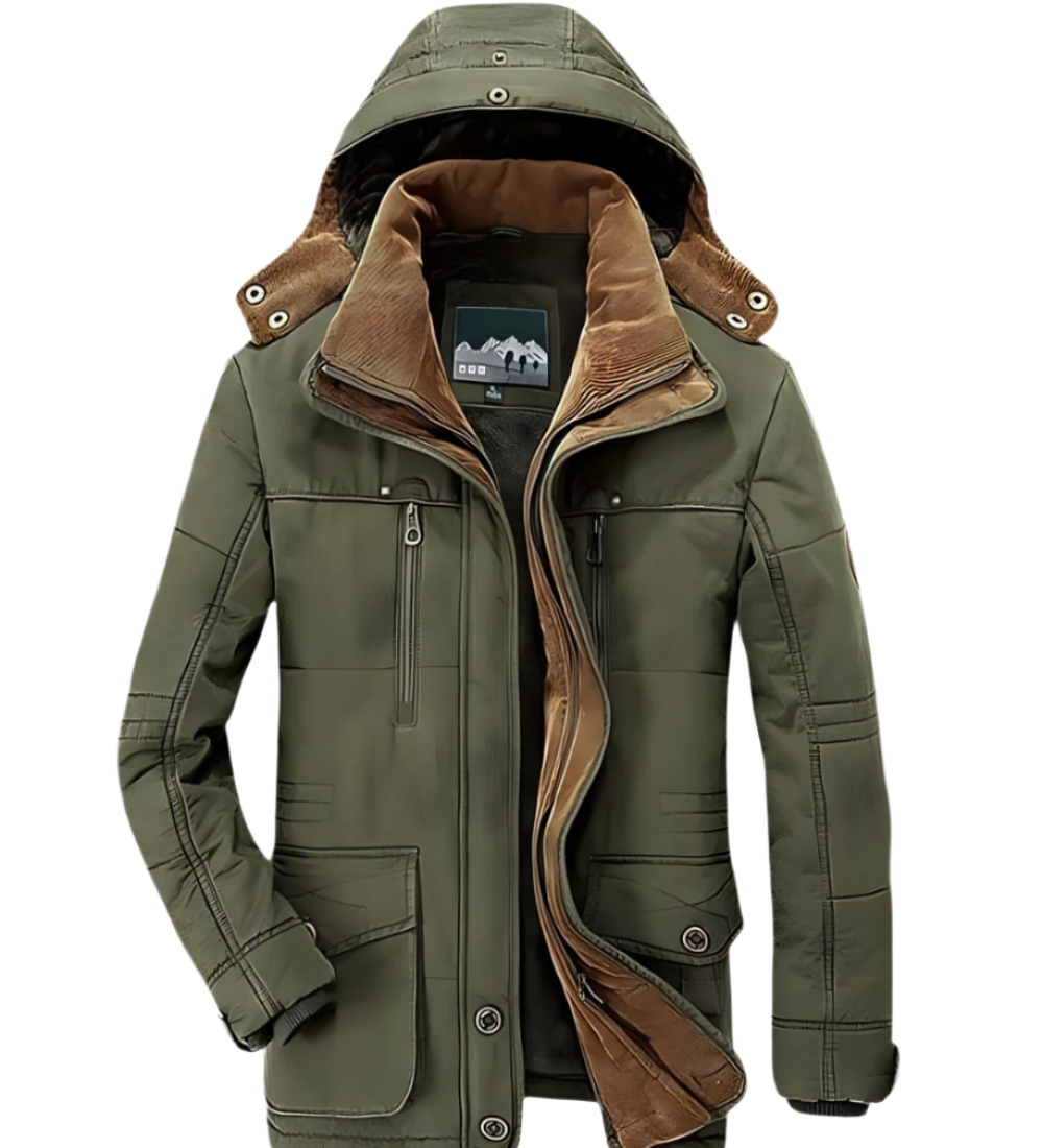 Gordon | Padded Zip Winter Jacket