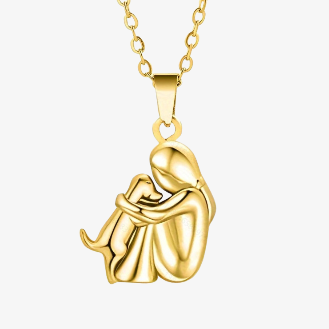 Olivia Dog Pendant Necklace