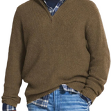 Daniel | Relaxed Zip-Neck Jumper