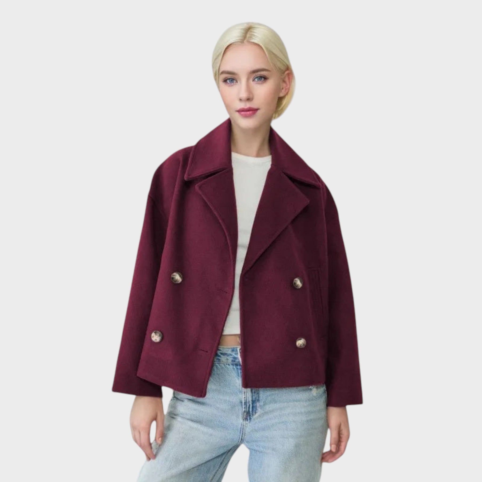 Blanche Short Double-Breasted Jacket