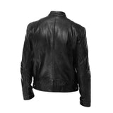 Nigel | Leather-Look Zip Jacket
