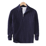 Graham | Casual Zip-Neck Jumper