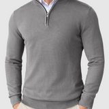 Raymond | Modern Zip-Neck Jumper