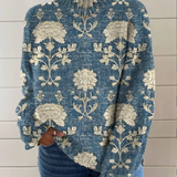 Lily | Eternal floral turtleneck