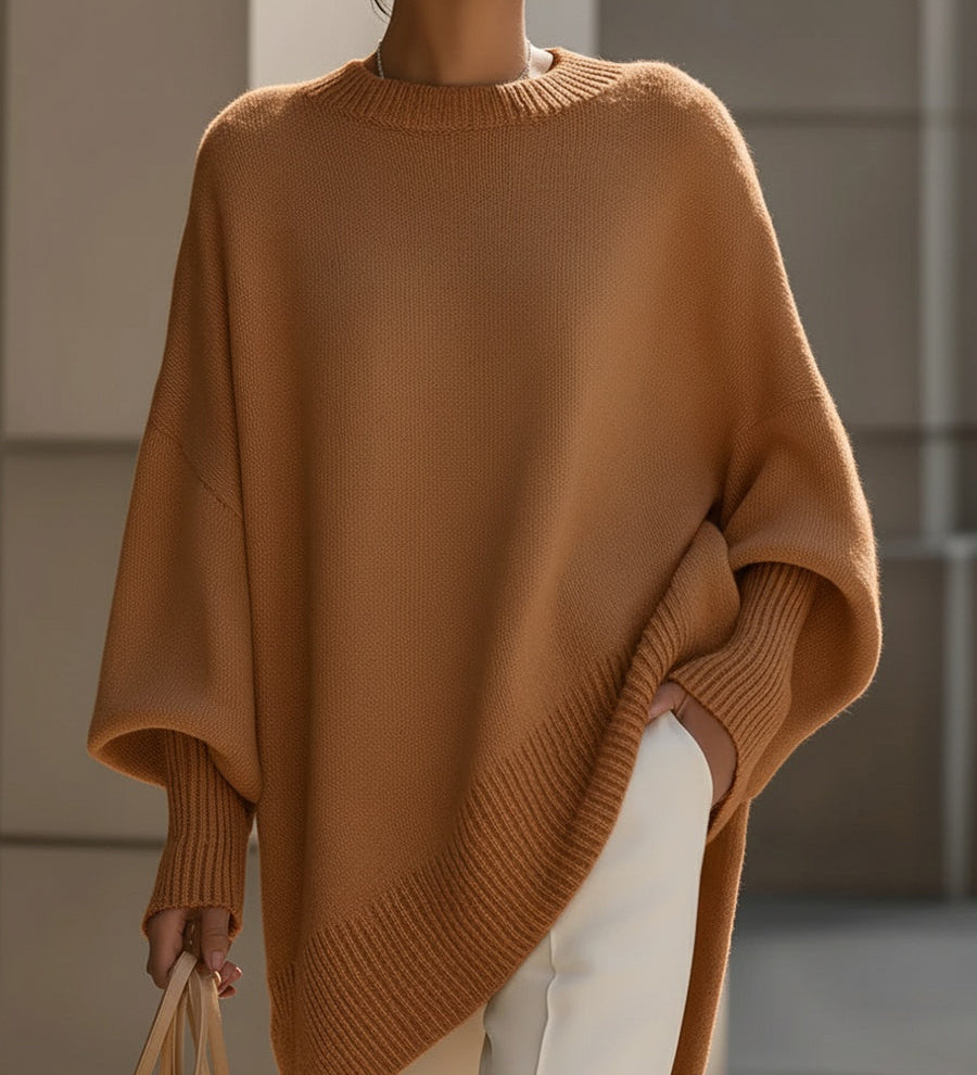 Ivy Oversized Wide-Neck Jumper