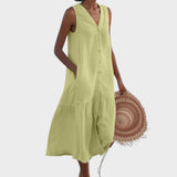 Vita - Chic and Flattering V-Neck Dress