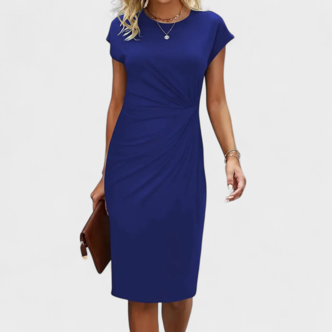 Elvira Short-Sleeve Occasion Dress