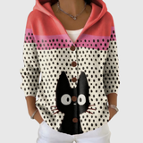 Ema™ - Knitted hooded cardigan