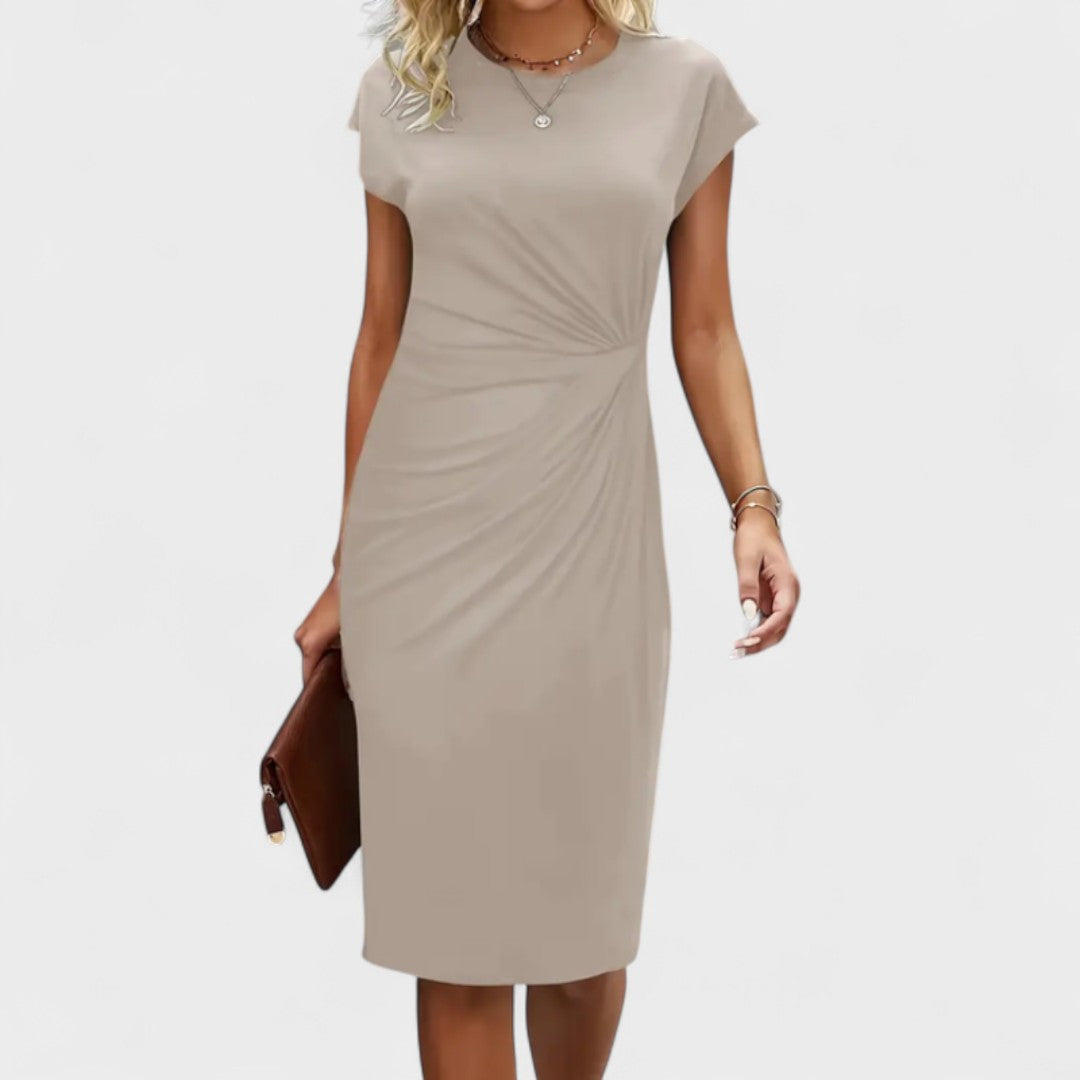 Elvira Short-Sleeve Occasion Dress
