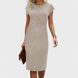 Elvira - Short-sleeved formal dress