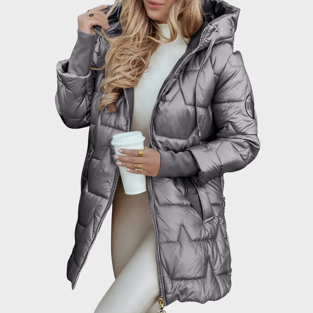 Nolwen Elegant Hooded Winter Coat