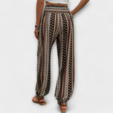 Lola - Trousers with an ethnic print