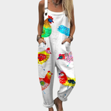 Sara – Colorful Printed Jumpsuit