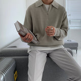 Malcolm | Smart Zip-Neck Jumper