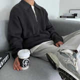Malcolm | Smart Zip-Neck Jumper