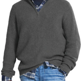 Daniel | Relaxed Zip-Neck Jumper