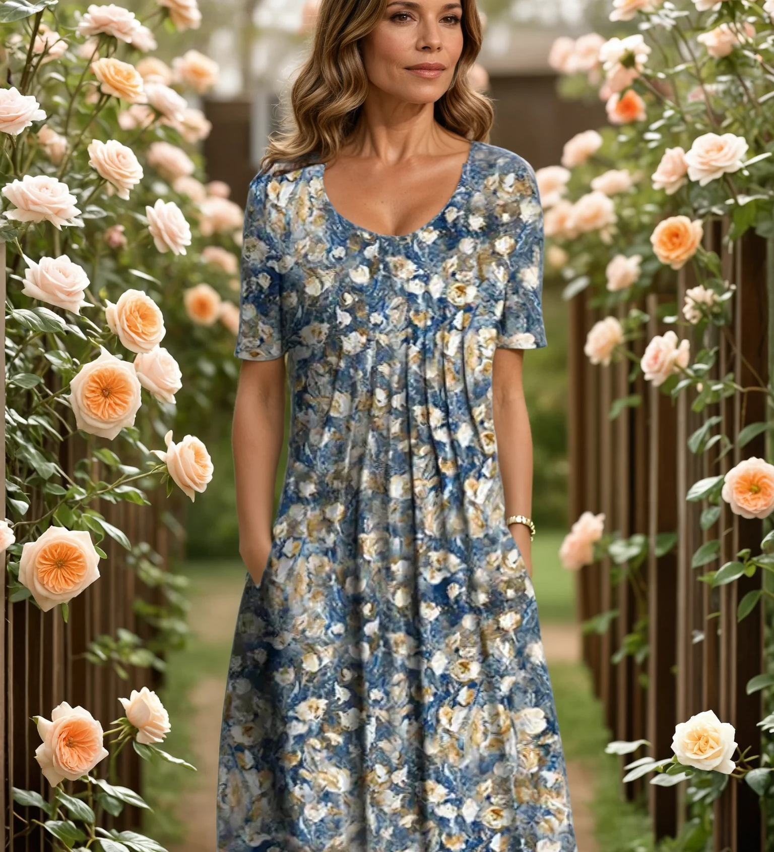 Marianne Elegant Floral Dress