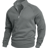 Kenneth | Plain Half-Zip Jumper