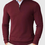 Raymond | Modern Zip-Neck Jumper