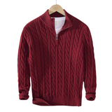 Graham | Casual Zip-Neck Jumper